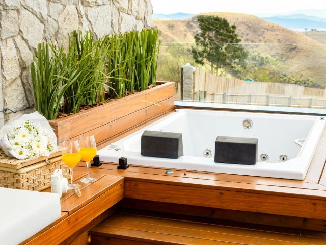 Jacuzzi com vista